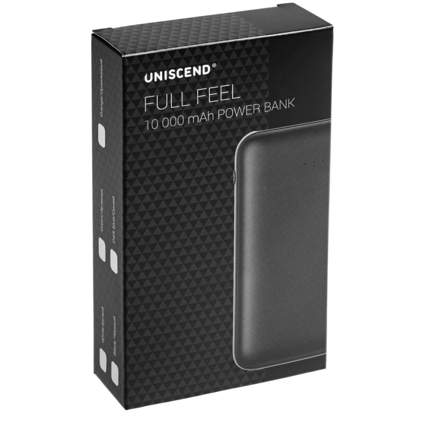 Внешний аккумулятор Uniscend Full Feel 10000 мАч, черный фото 9