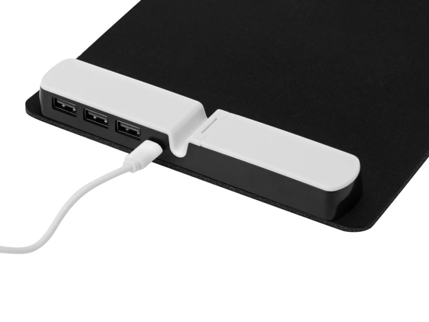 Коврик для мыши со встроенным USB-хабом Plug фото 4