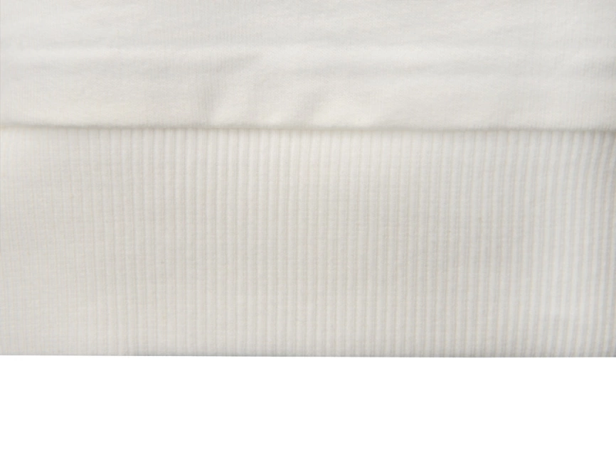 Свитшот Motion унисекс с начесом, белый фото 6