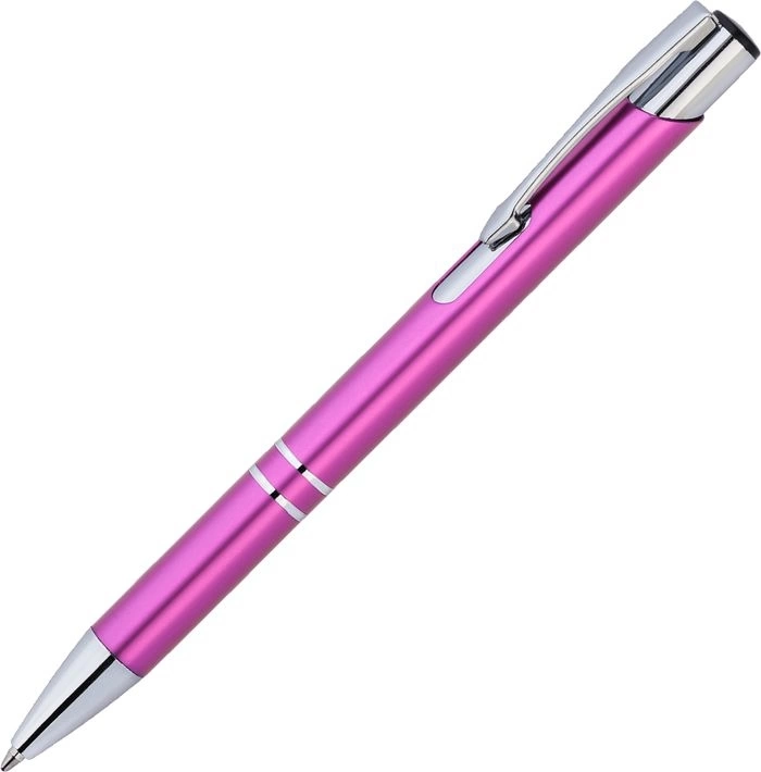 Ручка металлическая KOSKO, розовая с серебристым фото 1