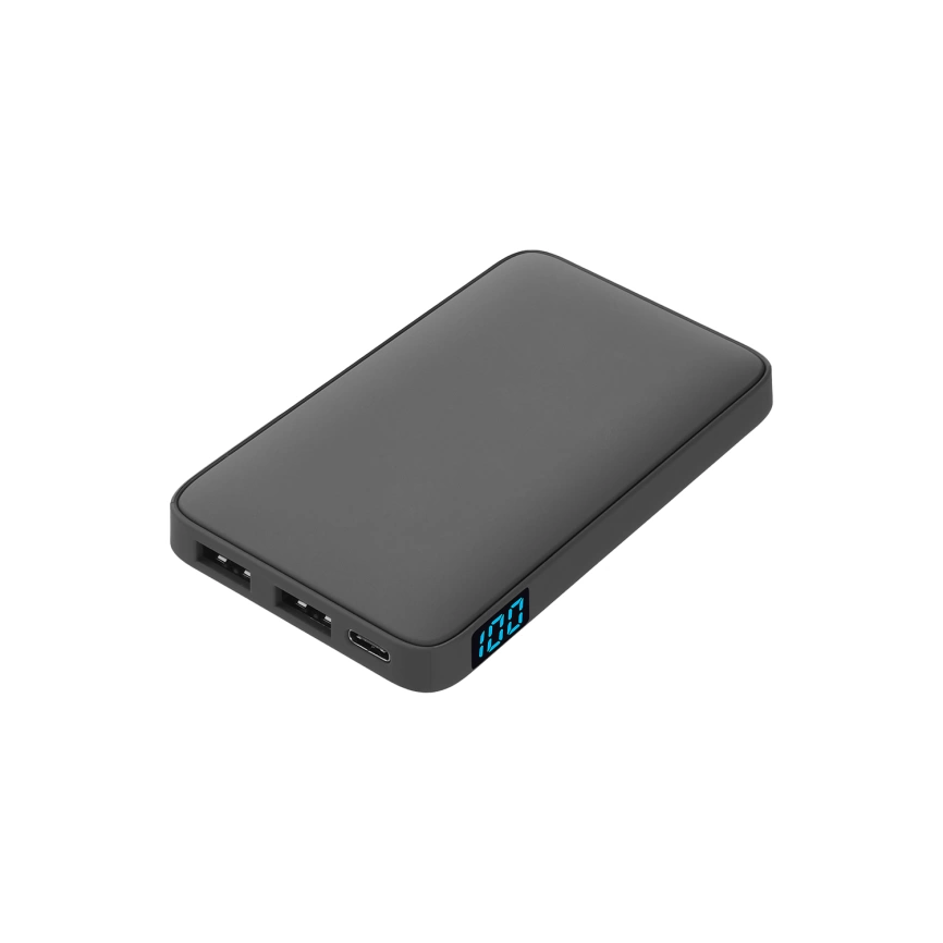 Внешний аккумулятор с подсветкой Ancor 5000 mAh, серый фото 1