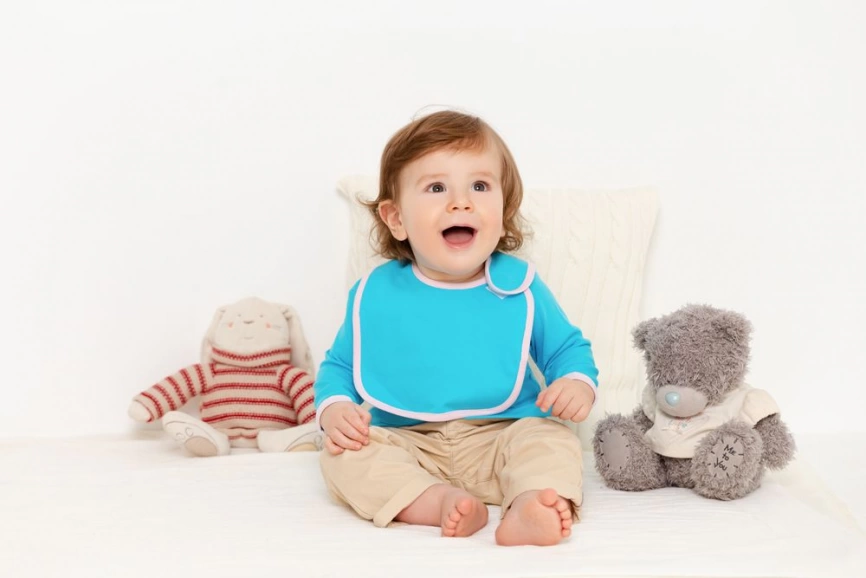 Футболка детская с длинным рукавом Baby Prime, бирюзовая с розовым, 80 см фото 3