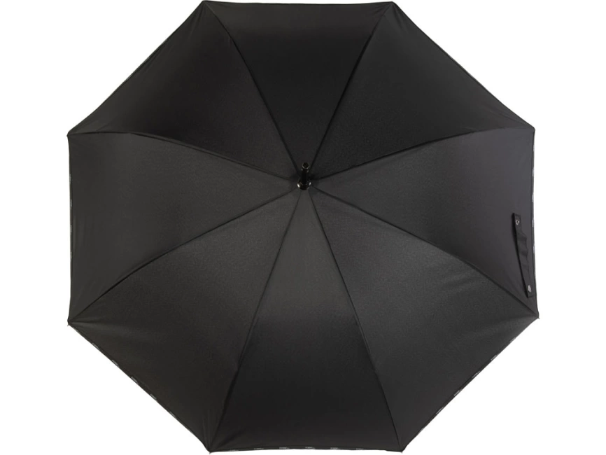 Зонт-трость полуавтоматический Ferre Milano, черный фото 4