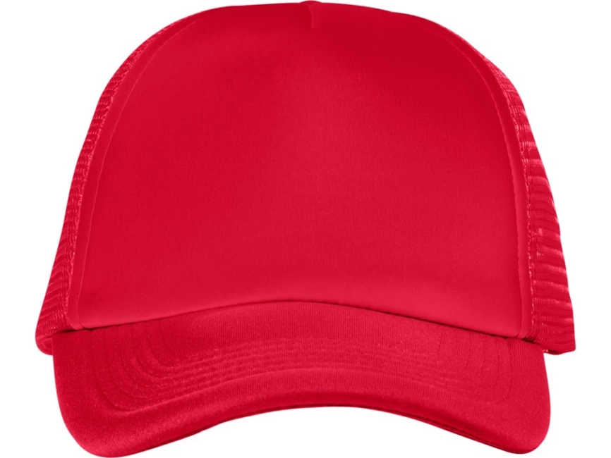 Бейсболка Trucker, красный фото 2