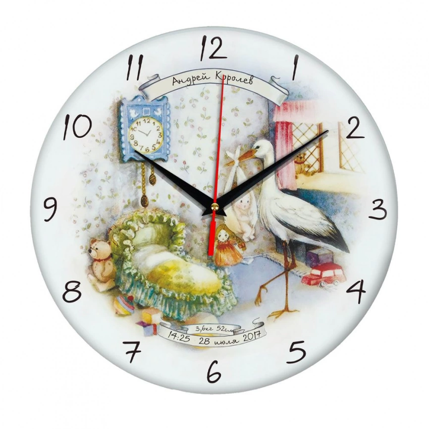 Часы настенные стеклянные Time Wheel фото 1
