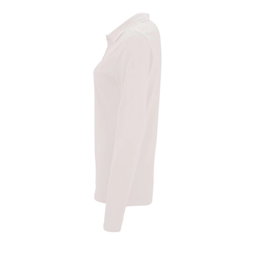 Рубашка поло женская с длинным рукавом Perfect LSL Women белая, размер XXL фото 3