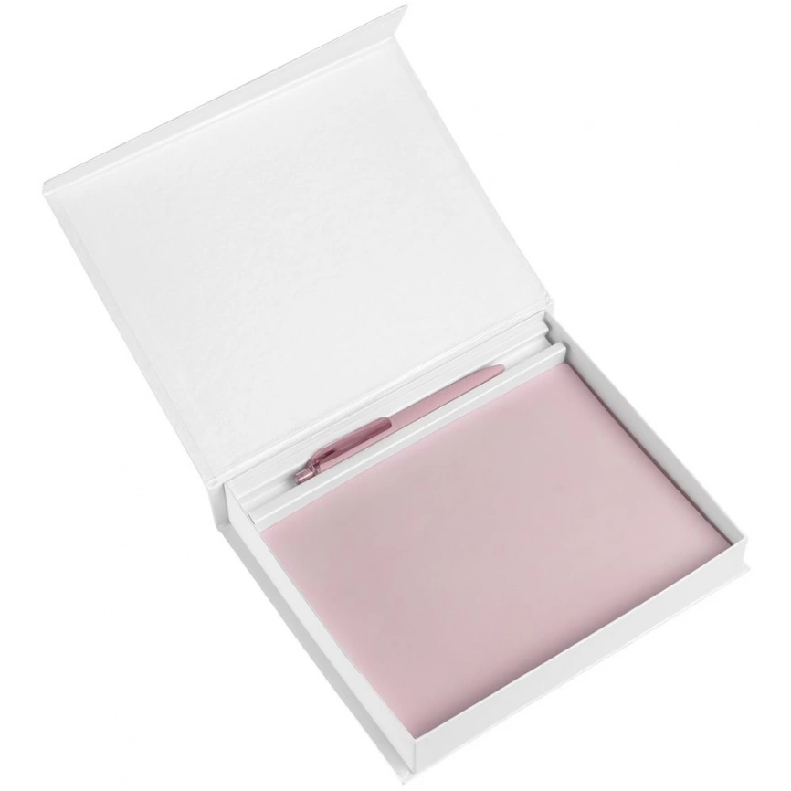 Коробка Duo под ежедневник и ручку, белая фото 4