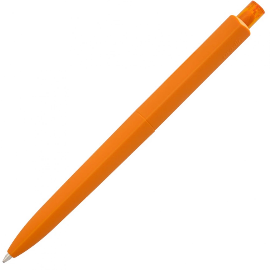 Ручка шариковая Prodir DS8 PRR-Т Soft Touch, оранжевая фото 4