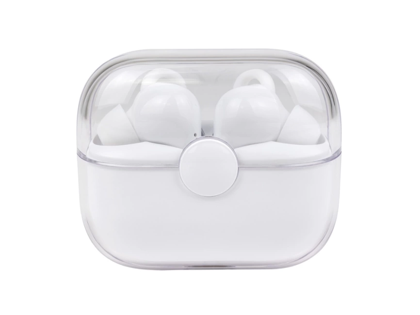 Наушники беспроводные TWS Clarity с шумоподавлением ENC, белый фото 1