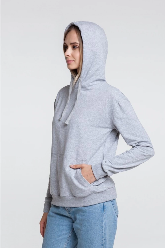 Толстовка с капюшоном Unit Kirenga белая, размер L фото 7