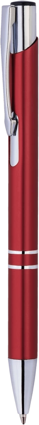 Ручка металлическая KOSKO, тёмно-красная с серебристым фото 5