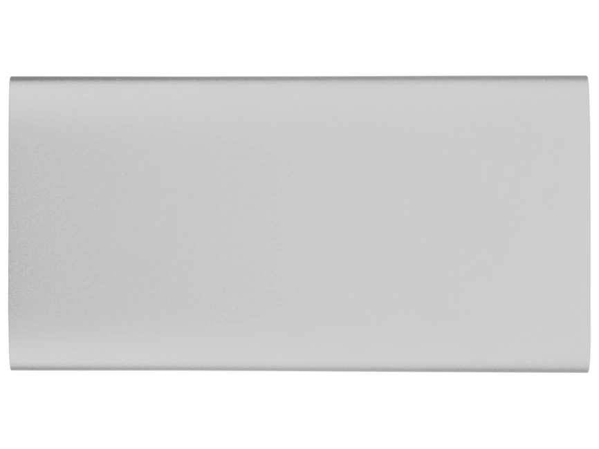 Портативное зарядное устройство Джет с 2-мя USB-портами, 8000 mAh, серебристый фото 4