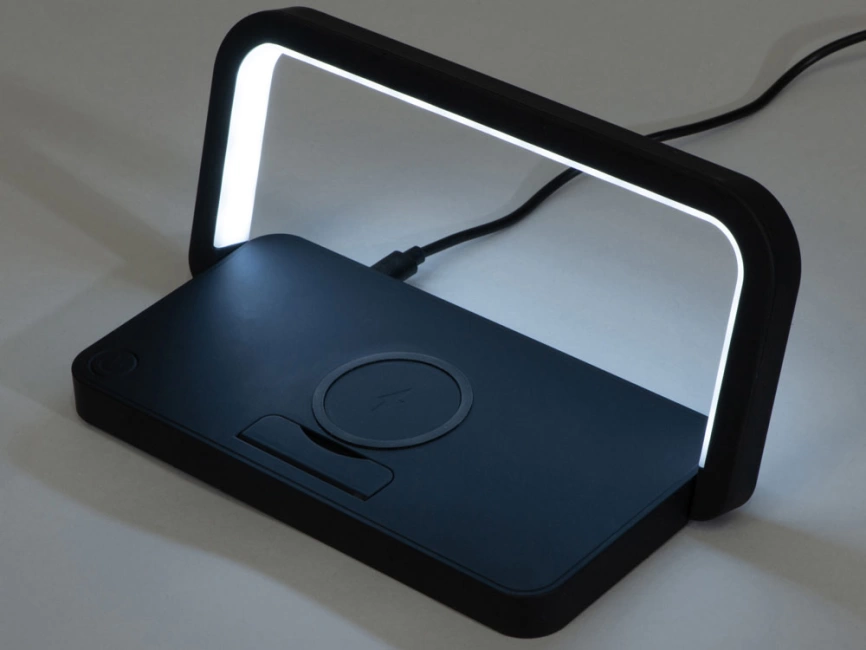 Беспроводная зарядка с лампой Robo, 10 W фото 18