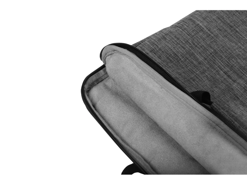 Сумка Plush c усиленной защитой ноутбука 15.6 '', серый фото 7