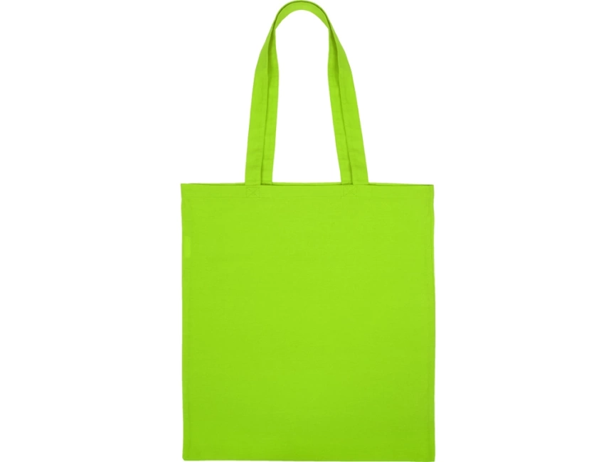 Сумка для шопинга Carryme 140 хлопковая, 140 г/м2, зеленое яблоко фото 4