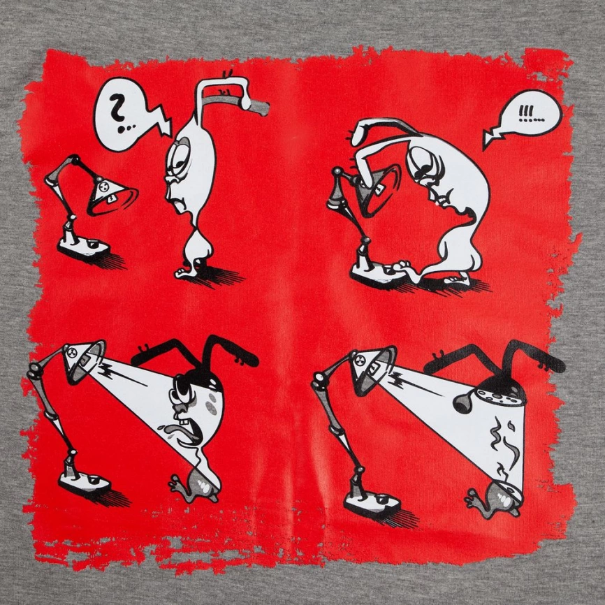 Футболка мужская «Яжопытный», серый меланж, размер S фото 4