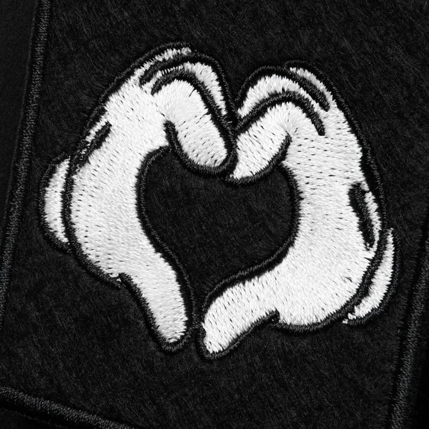 Поясная сумка Heart, черная фото 4