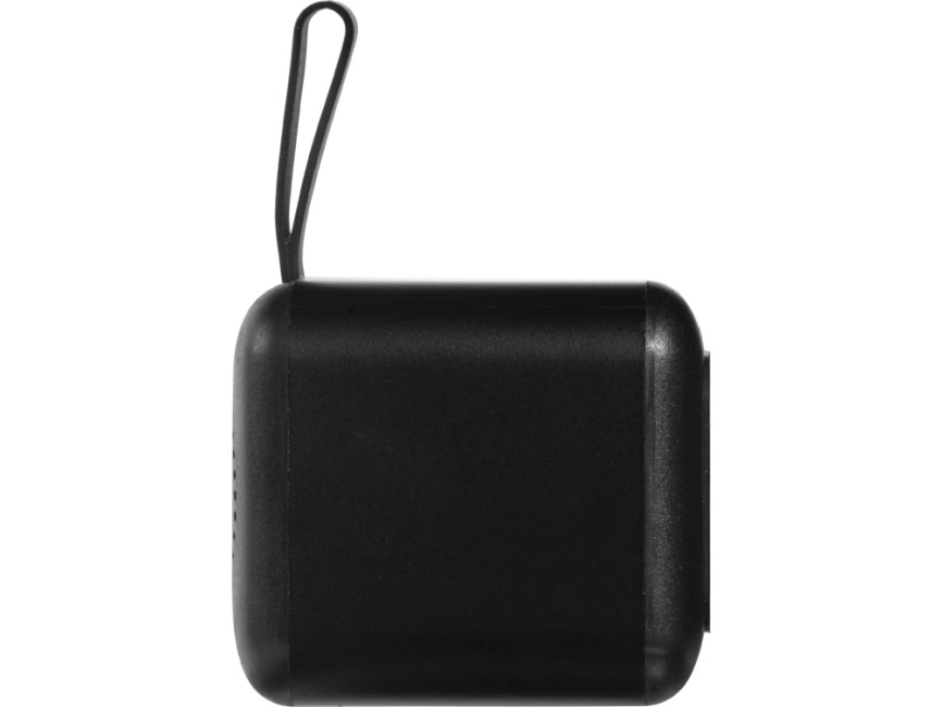 Портативная колонка TWS с подсветкой лого Tiny, 3 Вт, черный фото 5