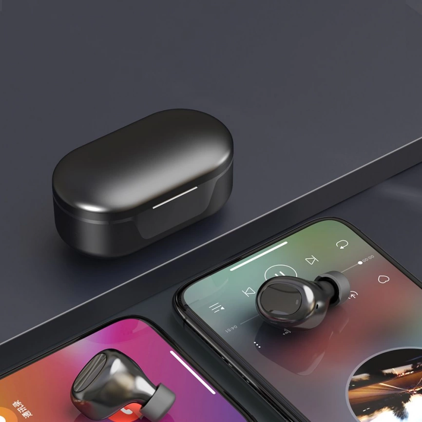 Наушники беспроводные  Bluetooth Gubber TW16, чёрные фото 6