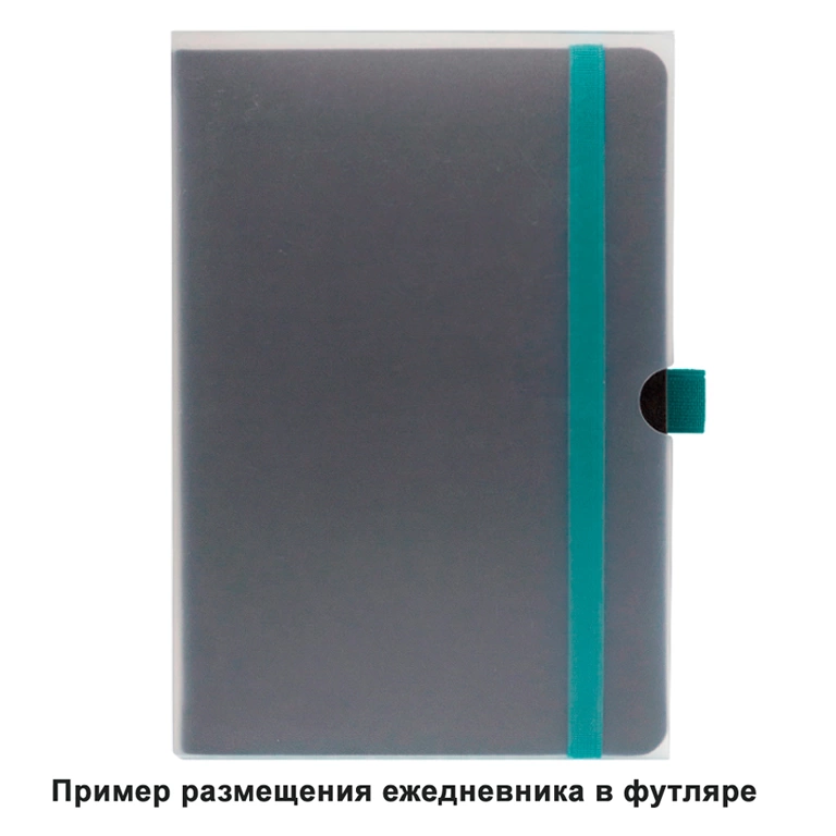 Футляр (сливбокс) для ежедневника А5 формата, пластик, прозрачный фото 2