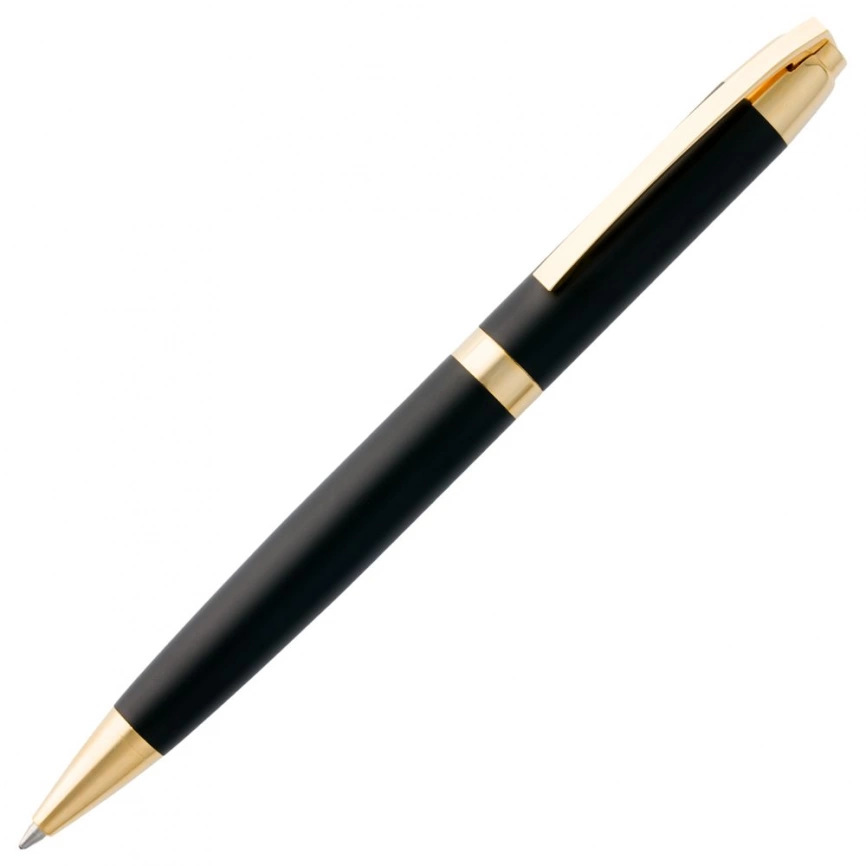 Ручка шариковая Razzo Gold, черная фото 1