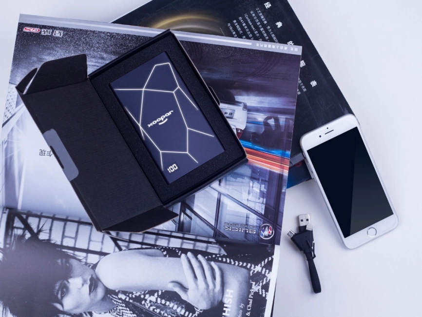 Портативное зарядное устройство XOOPAR GEO, мокрый асфальт фото 13