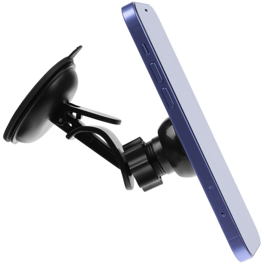 Магнитный держатель для смартфонов Winch, черный фото 1