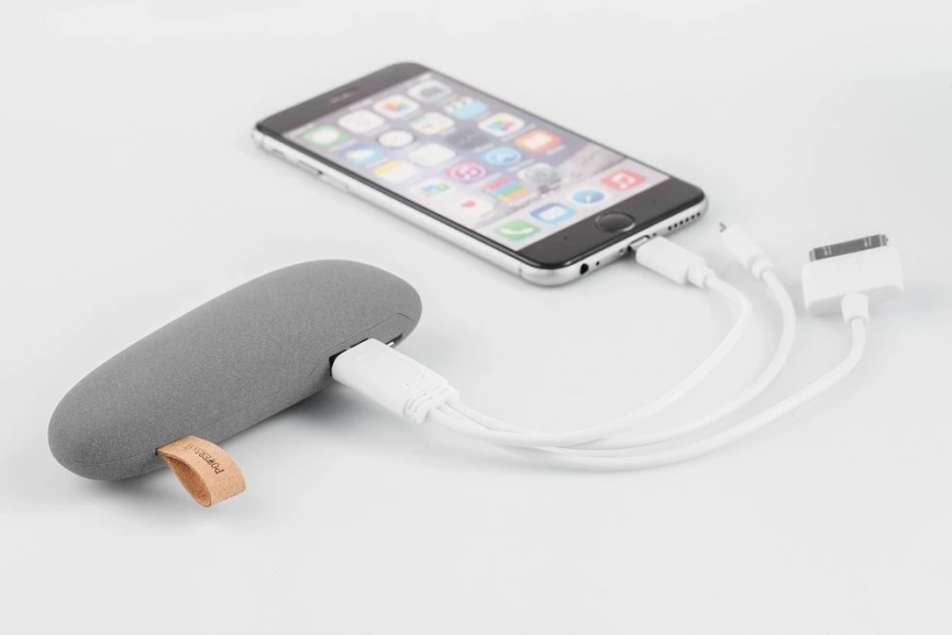 Внешний аккумулятор Pebble 2600 мАч, серый фото 12