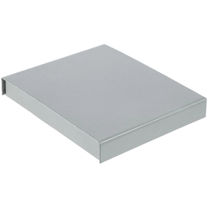 Коробка Shade под блокнот и ручку, серебристая фото 1