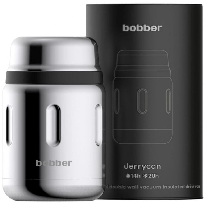 Термос для еды Bobber Jerrycan 700, вакуумный, стальной зеркальный фото 2