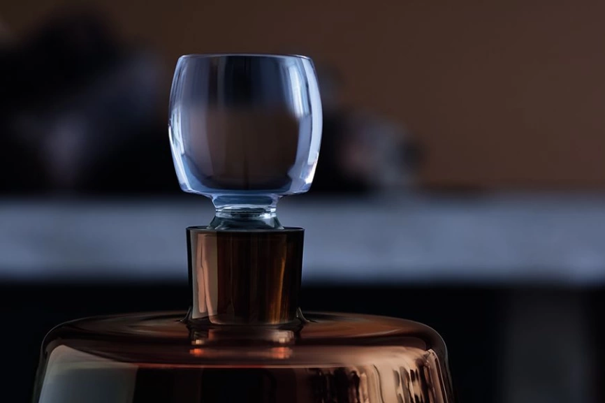 Декантер Whisky Club, коричневый фото 3