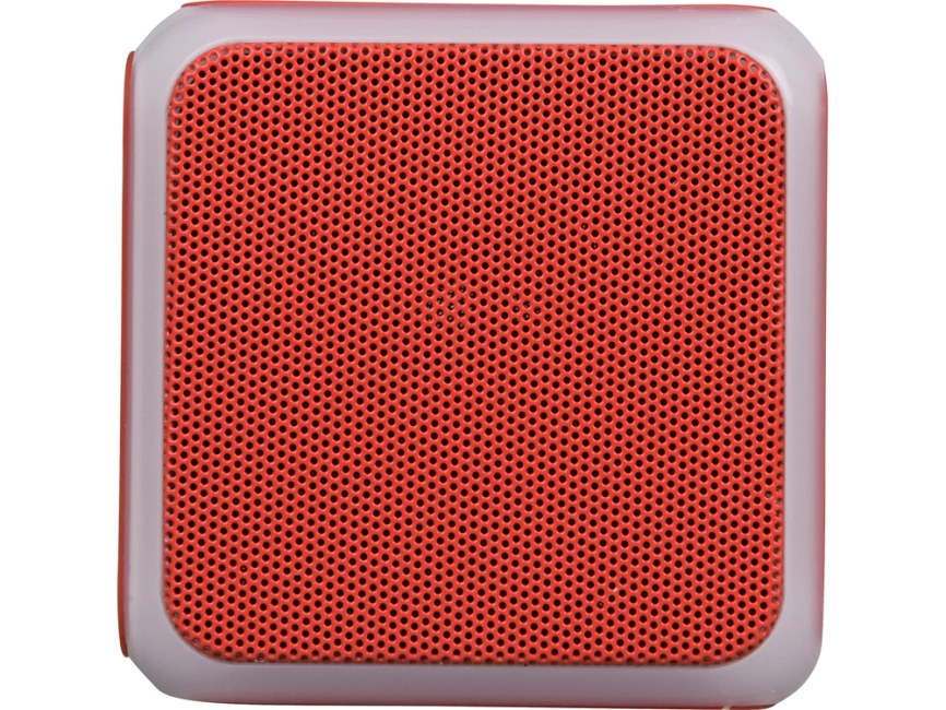 Портативная колонка Cube с подсветкой, красный фото 4