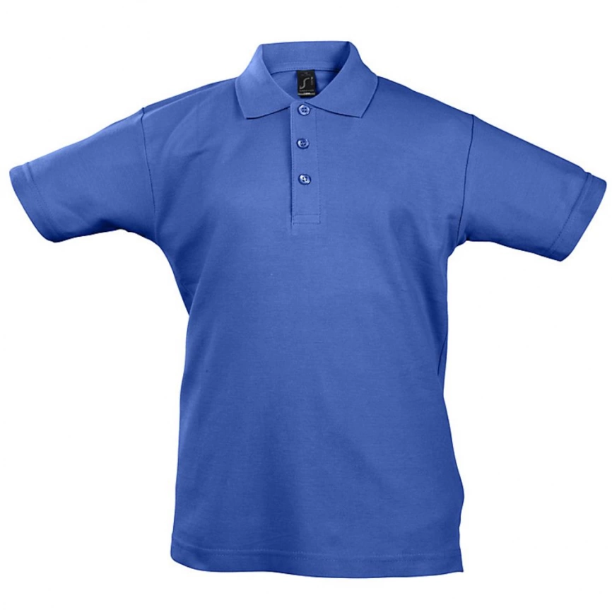 Рубашка поло детская Summer II Kids, ярко-синяя, на рост 142-152 см фото 1