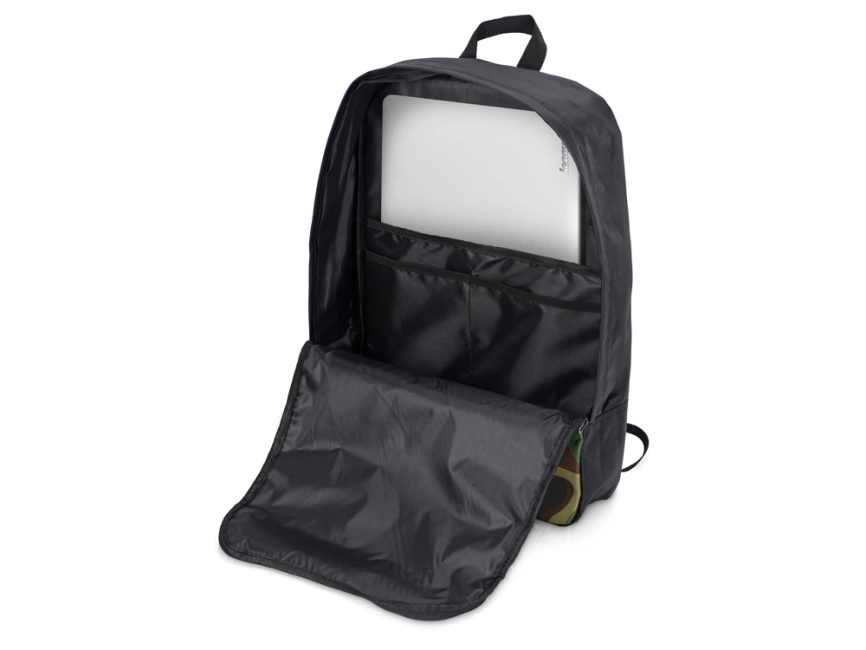 Рюкзак Combat с отделением для ноутбука  17, черный фото 3