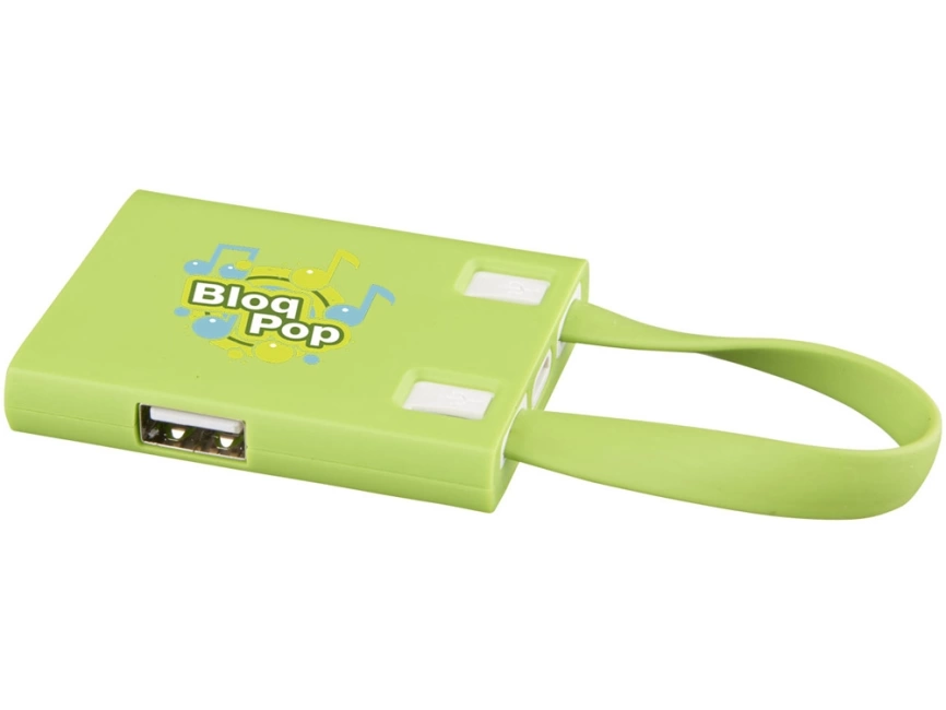 USB Hub и кабели 3-в-1, лайм фото 7