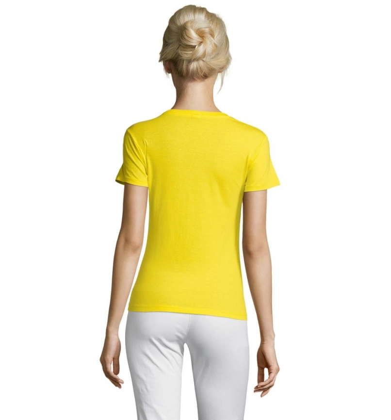 Футболка женская Regent Women лимонно-желтая, размер XL фото 15