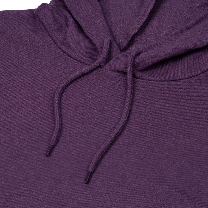 Толстовка с капюшоном унисекс Hoodie, фиолетовый меланж, размер XL фото 8