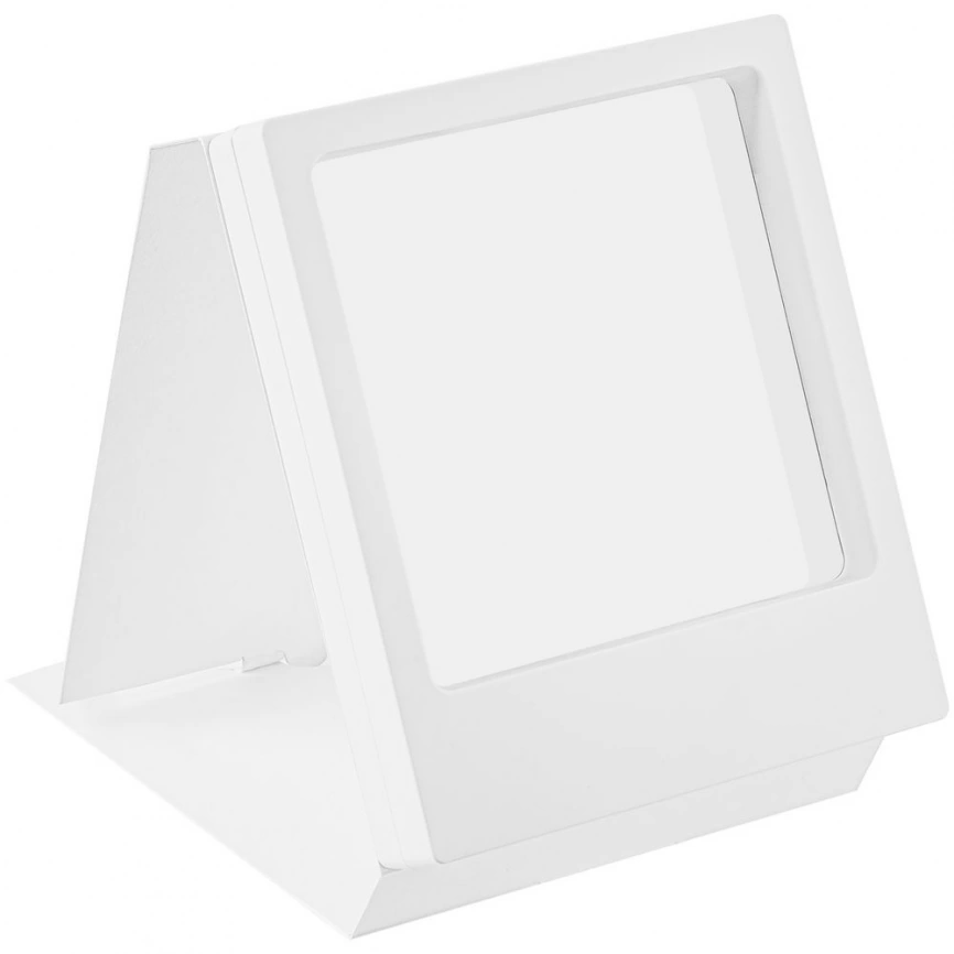 Рамка Transparent с шубером, белая фото 6