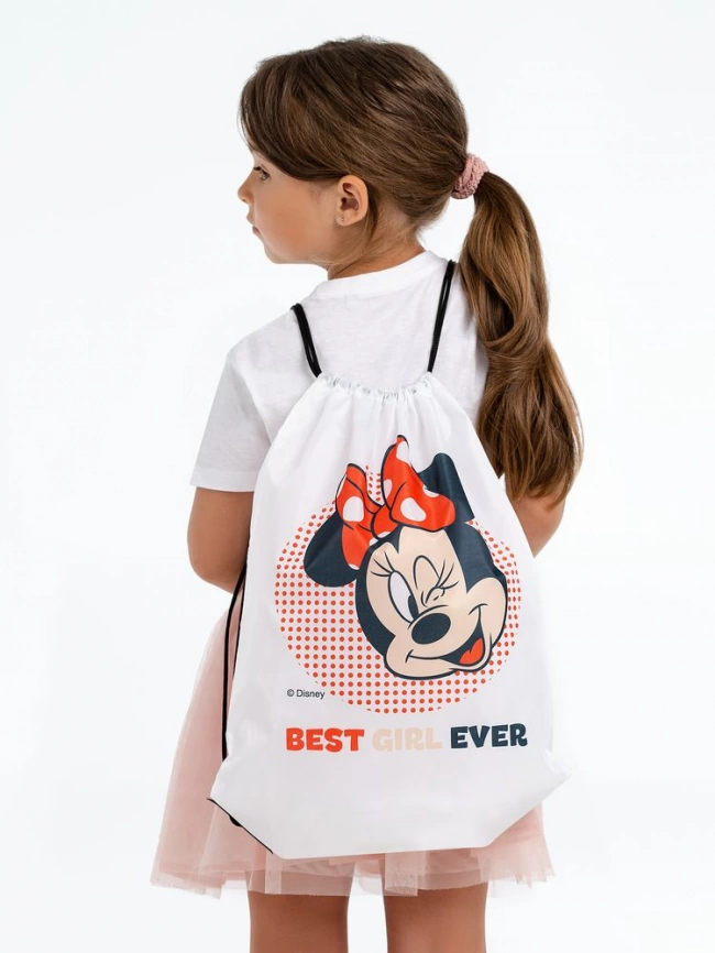 Рюкзак «Минни Маус. Best Girl Ever», белый фото 2