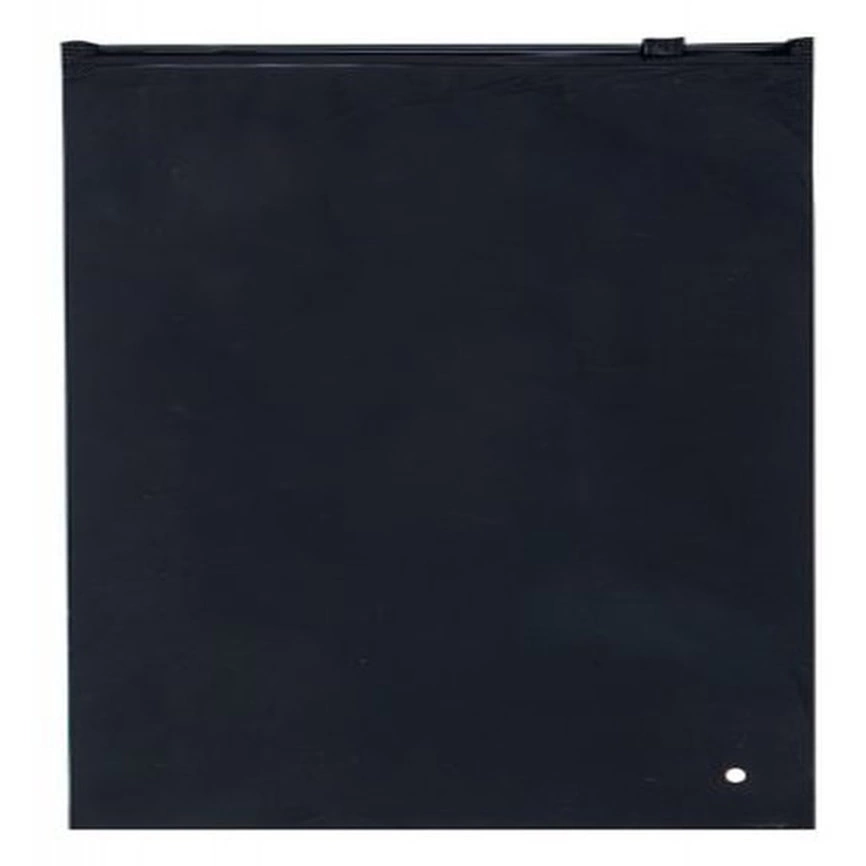 Пакет zip-lock 30х30 см., с бегунком, чёрный-матовый фото 1