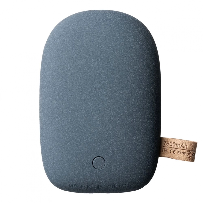 Внешний аккумулятор Pebble 7800 мАч, серо-синий фото 3