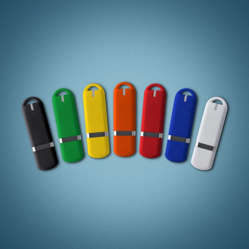 Флешка Memo, 8 Гб, оранжевая фото 3