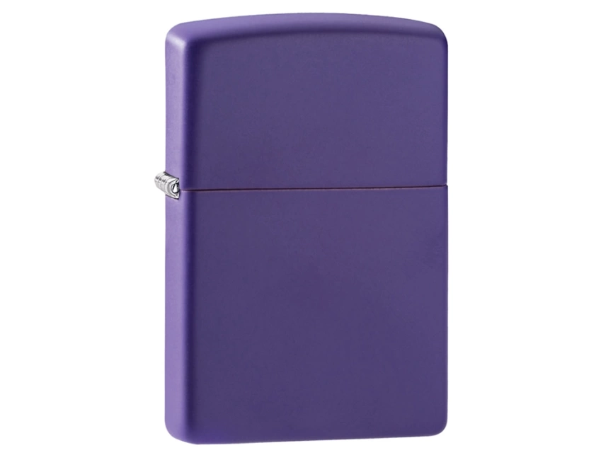 Зажигалка ZIPPO Classic с покрытием Purple Matte, латунь/сталь, фиолетовая, матовая, 38x13x57 мм фото 1