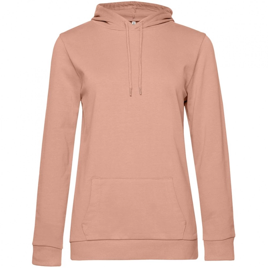 Толстовка с капюшоном женская Hoodie, бежевая (nude), размер L фото 1