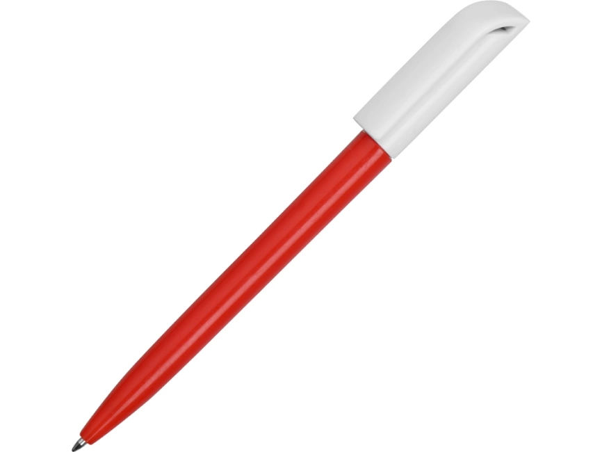 Ручка пластиковая шариковая Миллениум Color BRL, красный/белый фото 1