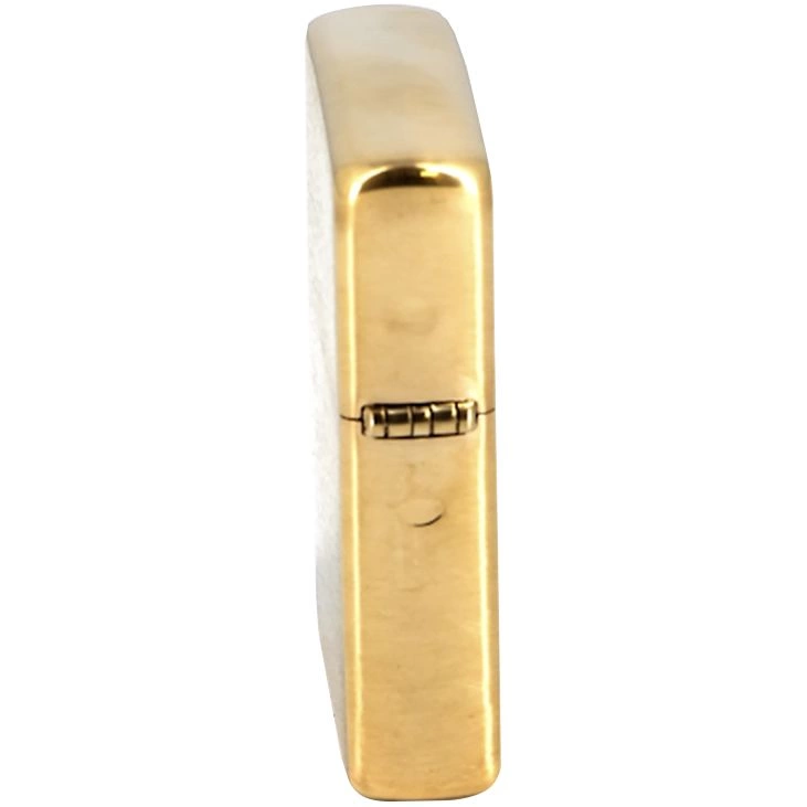Зажигалка Zippo Classic Brushed, золотистая фото 2