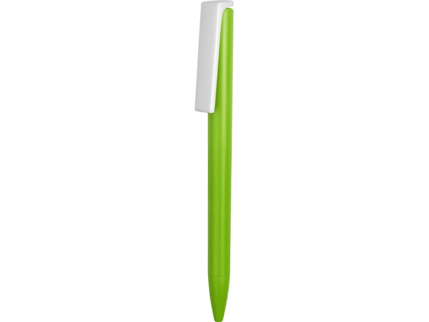 Ручка пластиковая шариковая Fillip, зеленое яблоко/белый фото 2