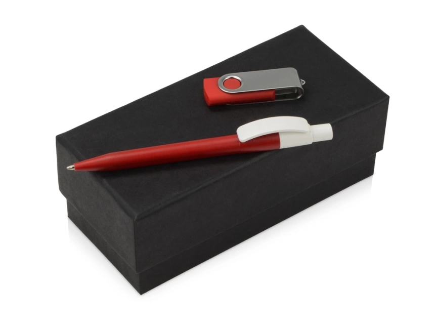 Подарочный набор Uma Memory с ручкой и флешкой, красный фото 1