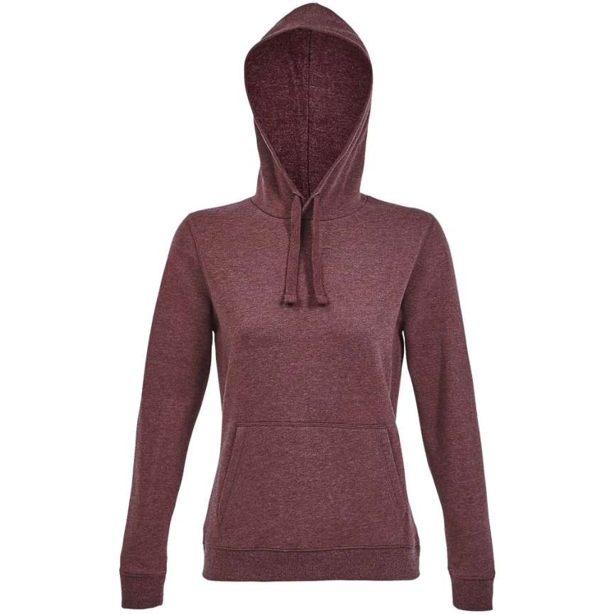 Толстовка женская Spencer Women, бордовый меланж, размер S фото 1
