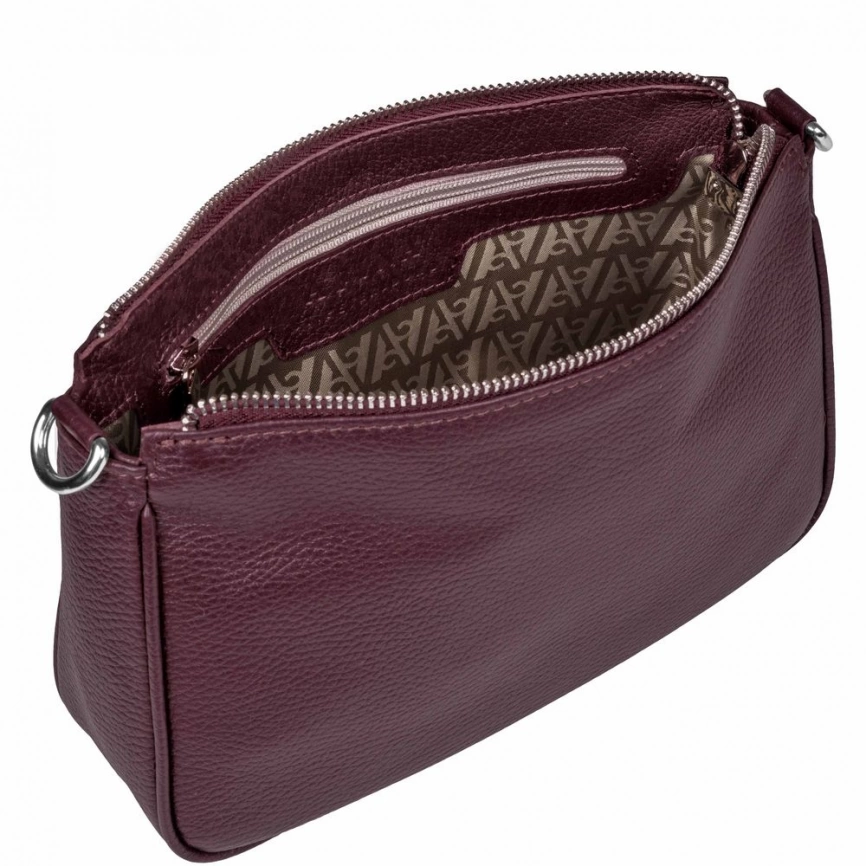 Сумка через плечо Gamma, бордовая фото 8